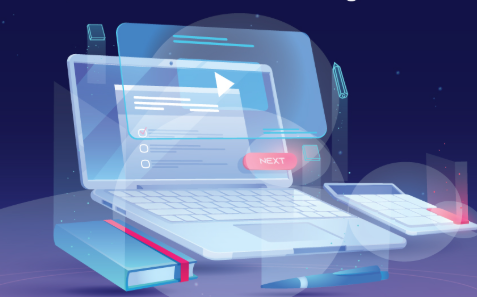 Online Examination Illustration